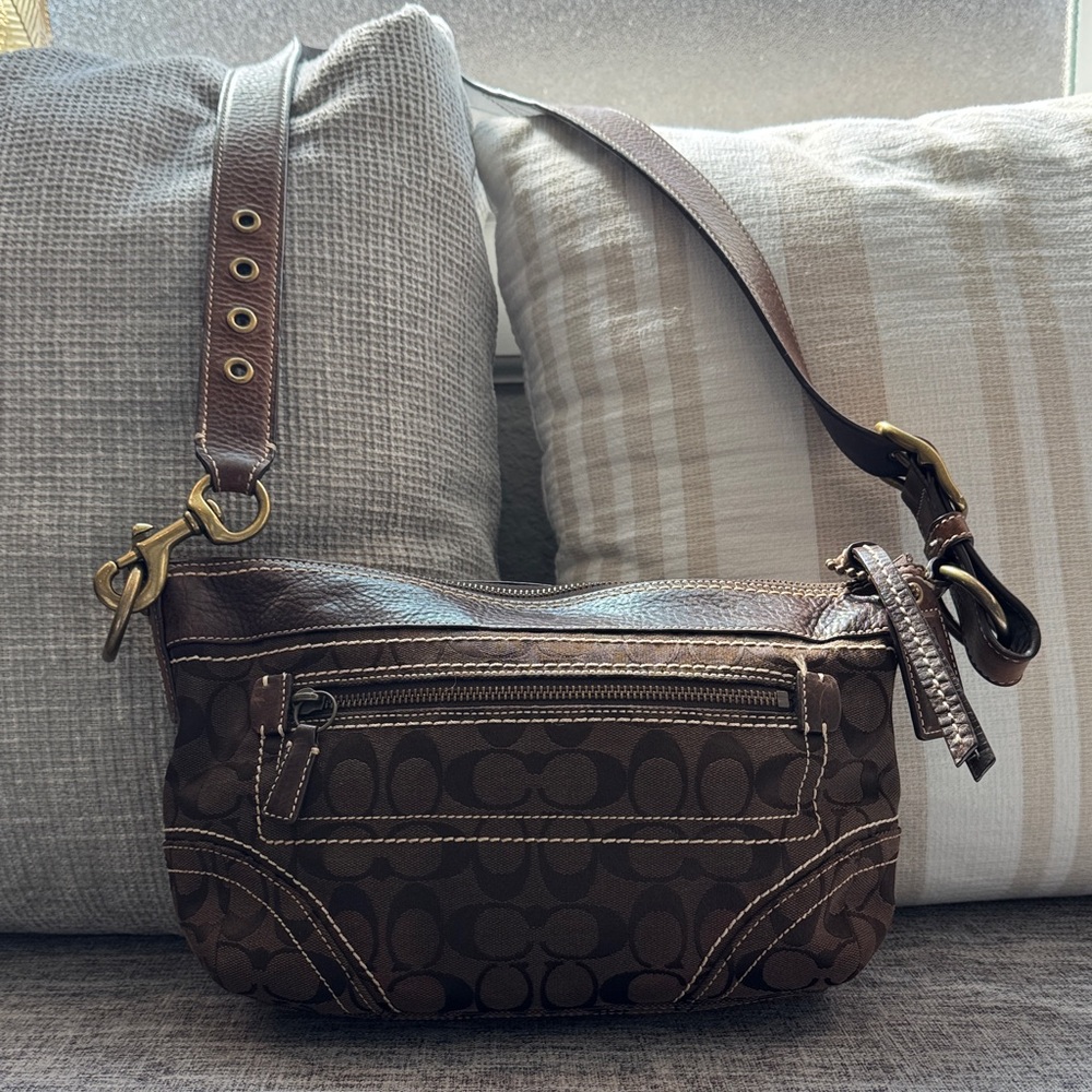 Coach Dark Brown Crossbody Bag